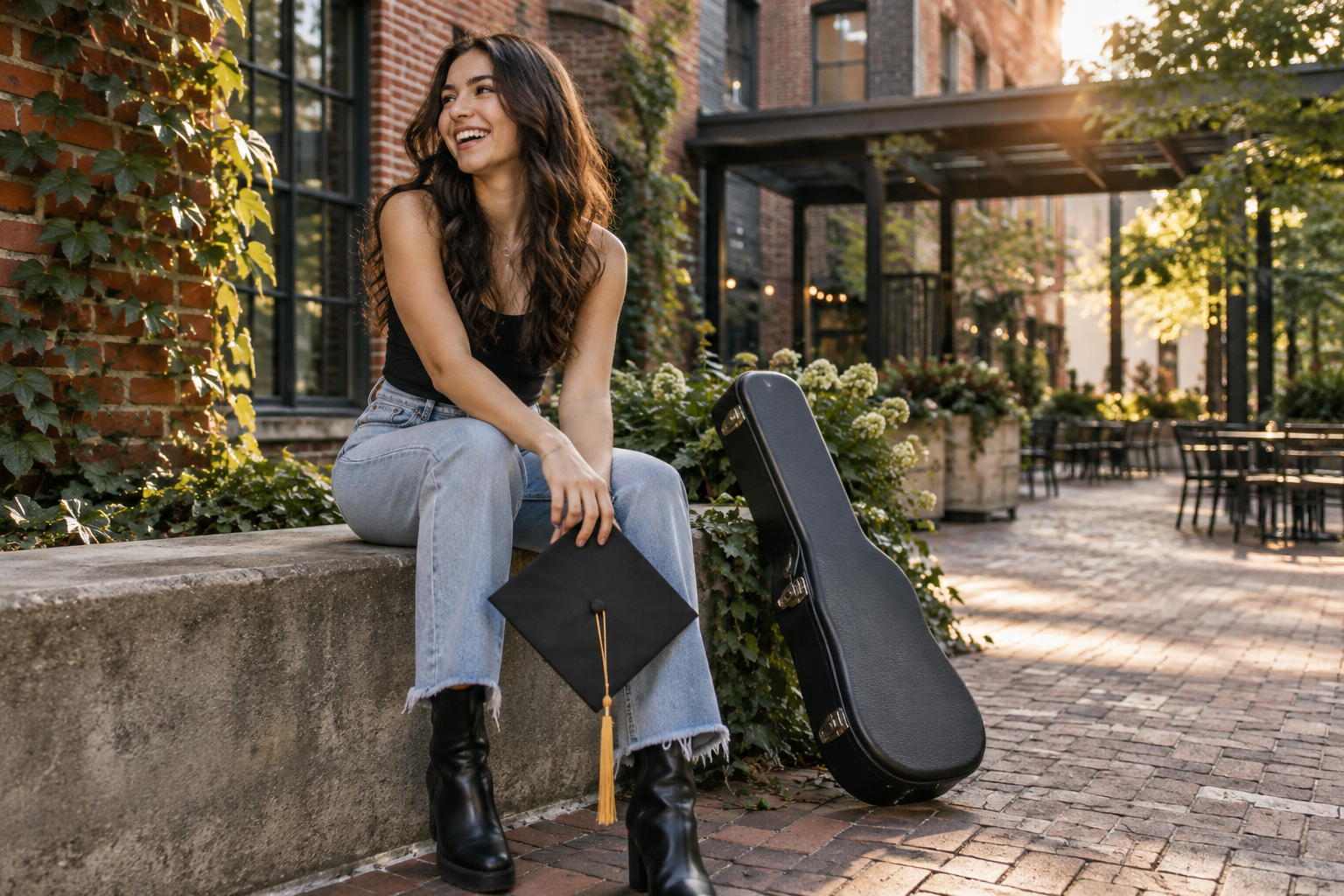 Senior portrait shaped around personality and interests